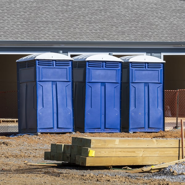 are there any restrictions on where i can place the portable toilets during my rental period in Junius New York